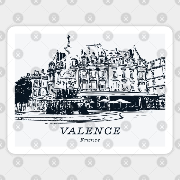 Valence - France Magnet by Lakeric